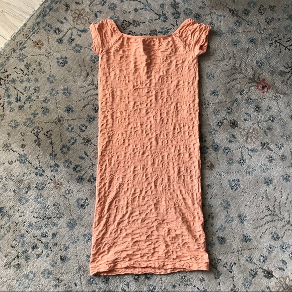 Free People (Intimately) Peach Slip/Body-con Dress - Picture 4 of 6